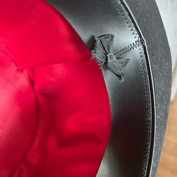 Vintage Black Wool Top Hat - Picture 8 of 8
